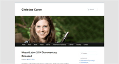 Desktop Screenshot of christine-carter.com